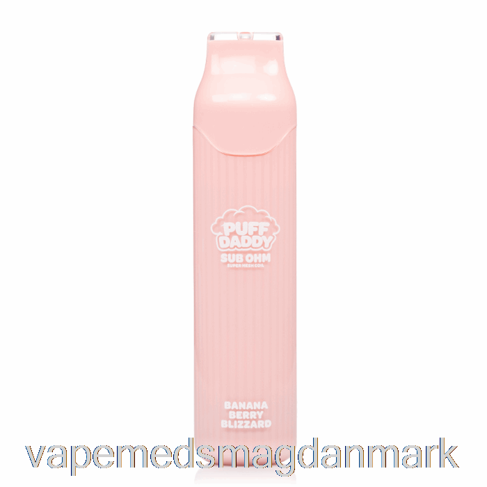 Vape Juice Puff Daddy 6000 Engangs Bananbær Snestorm